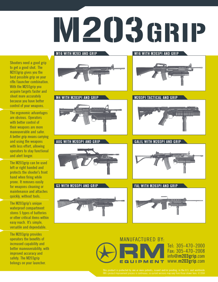 M203 foregrip continued.